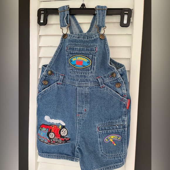 Thomas & Friends Other - Vintage Thomas the Train overalls baby 24M. Perfect condition.